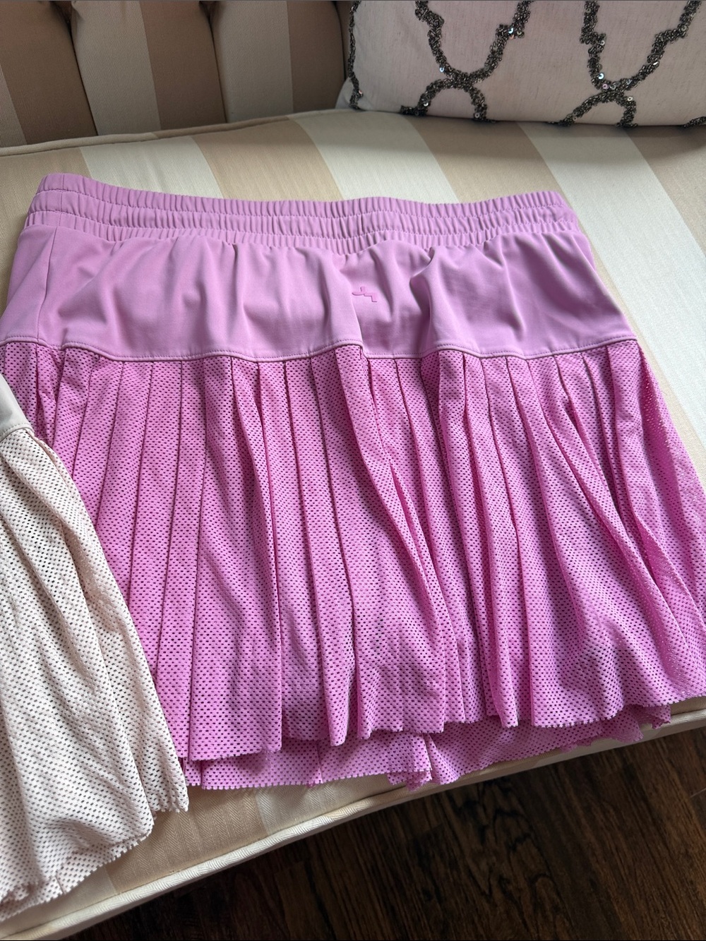 JoyLab Women's Athletic Skirt Trio - Black, Cream, Pink - Picture 8 of 8